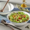 1139452_CO_Tabletop_Lifestyle_Square_Brilliant-Blue_2qt-Bowls Brilliant Blue Banded 2-quart Serving Bowls, 2-pack