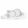 AF635201_097b3b0f-4ad8-4446-bf3f-ba4b05c3e34a 78‑Piece Dinnerware Set, Service for 12, Grey Dotted Band White Glass Tableware Set