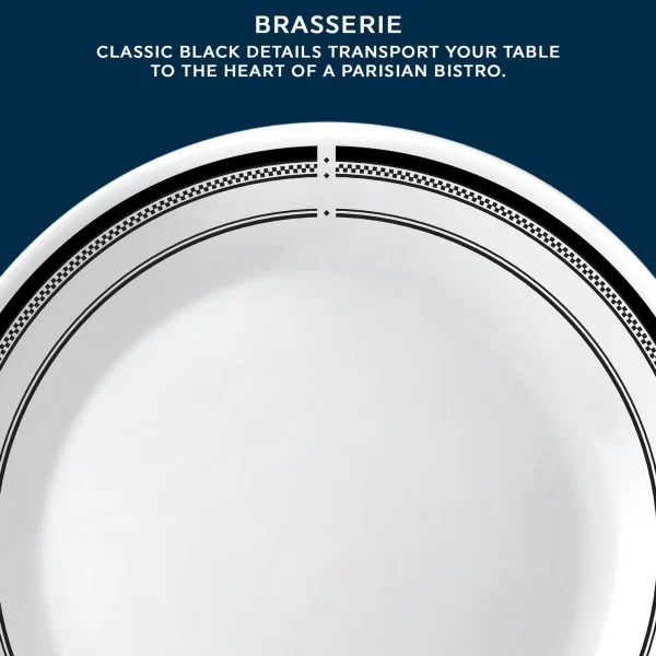 Brasserie 10.25" Dinner Plates, 6-pack