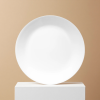 LunchPlate_副本 Minimalist White Lunch Plate 4-Piece Set