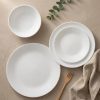 export_1 Minimalist White Lunch Plate 4-Piece Set